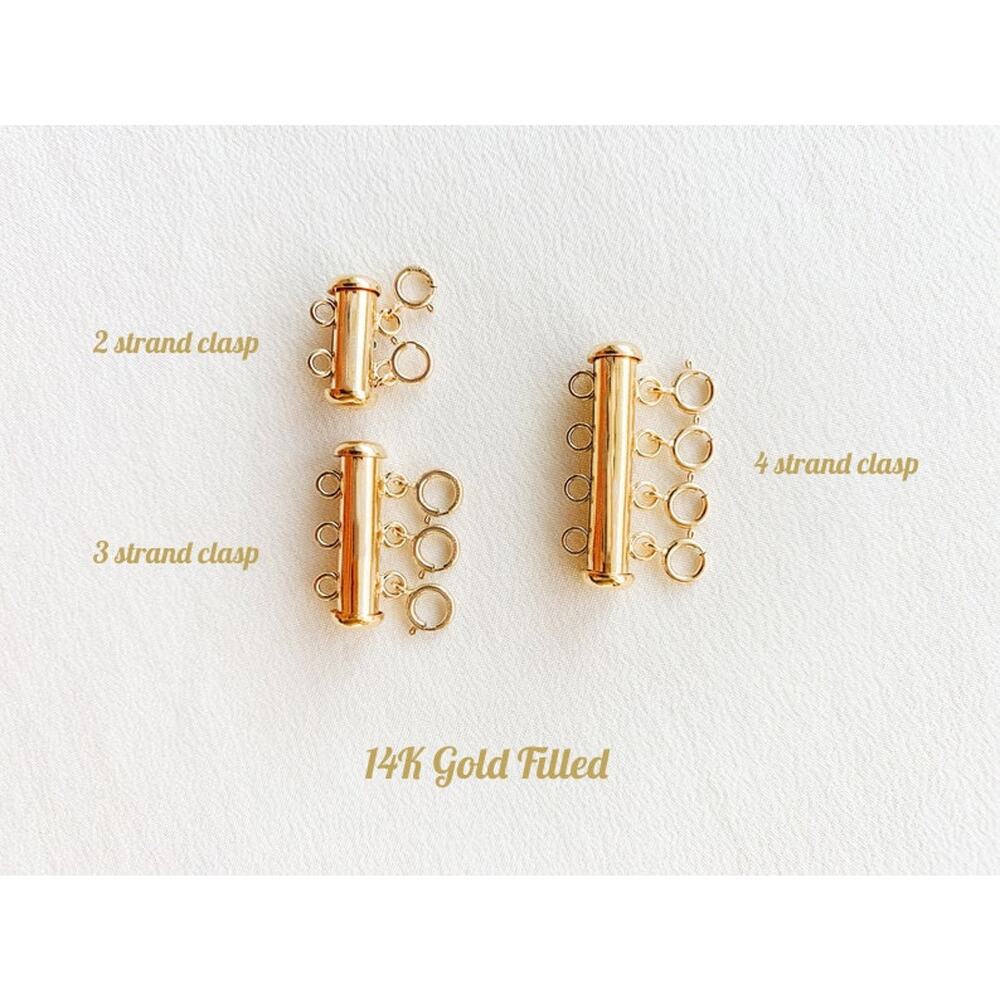 Necklace Layering Clasp, Gold Filled Necklace Detangler, Separator Clasp